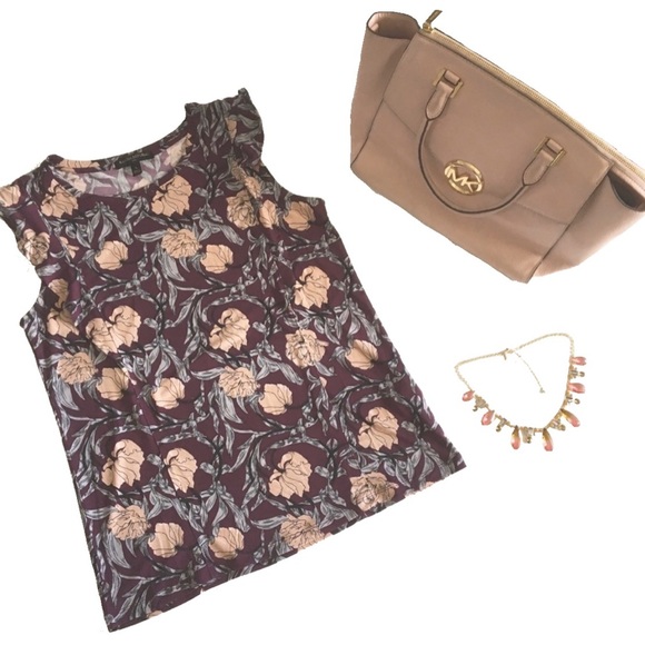 Banana Republic Tops - new Banana Republic ✦ Print Ruffle Tank ✦ Floral